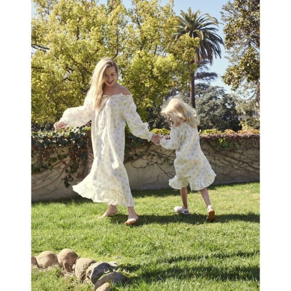 Sleeper - Girls Linen Petit Dress in Micro Polka Dot -size 1 (toddler sz 2) BNWT - Picture 14 of 14
